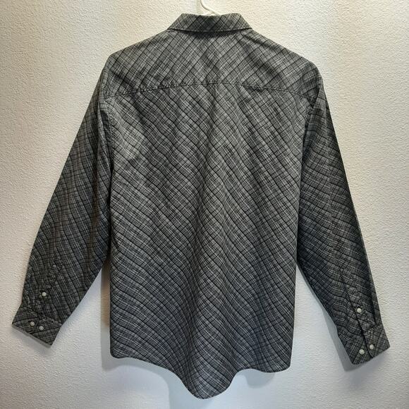 Perry Ellis Men's Long Sleeve Button Down Motion Stretch Dress Shirt l Size: L - Picture 3 of 7